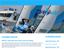 Tablet Screenshot of evenements.ffvoile.fr